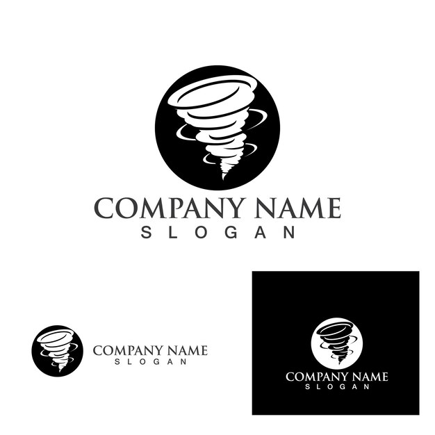 Tornado logo symbol vector illustration design