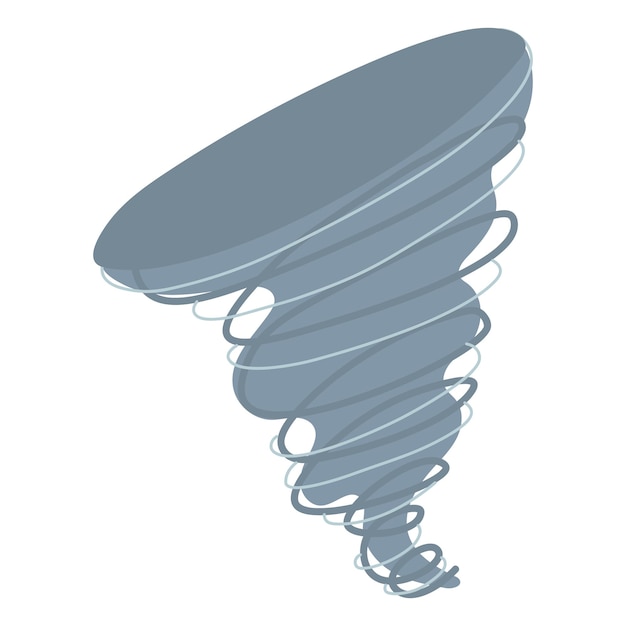 Tornado vector illustration Weather vector kids illustration Weather clipart baby element