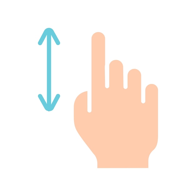 Touch pad icon Index finger doubleclick decrease increase turn rotation approximation press Scrolling click arrow sensor turn Zoom in move response time x2