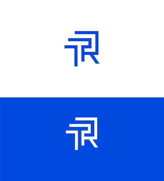 TR RT Letter Logo Identity Sign Symbol Template