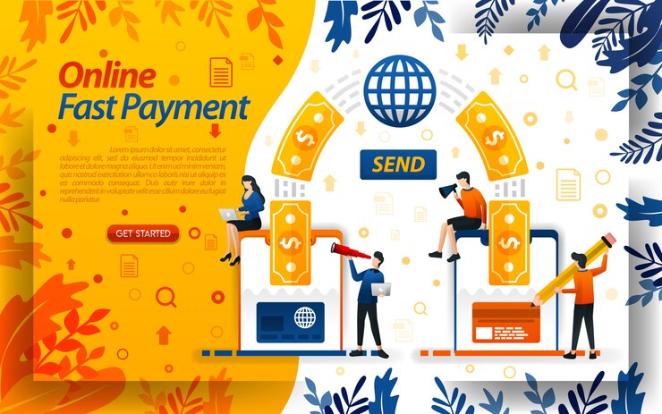 Transfer, pay and send money easily with internet and smartphone