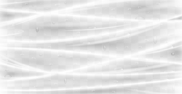 Vector transparent plastic warp
