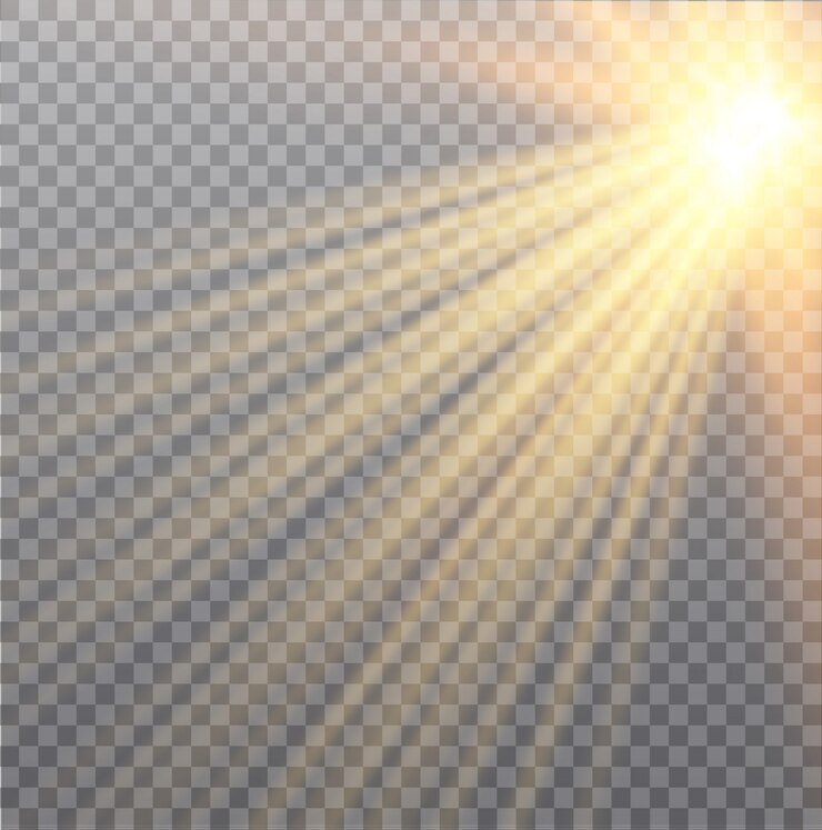 Vector transparent sunlight special lens flare light effect. sparkling magic dust particles