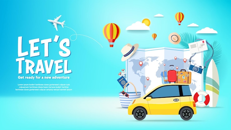 Travel concept vector illustration design Vacation background