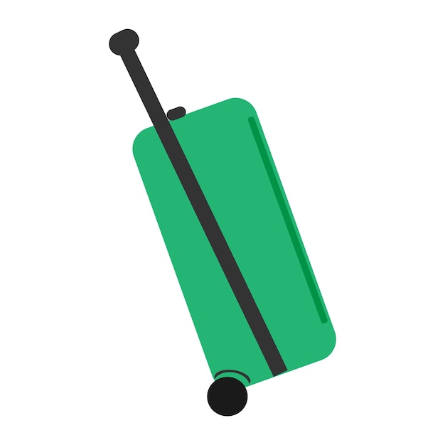 Travel suitcase icon vector