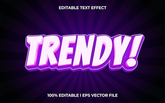 trendy 3d editable text effect template with 3d style use for logo and business brand