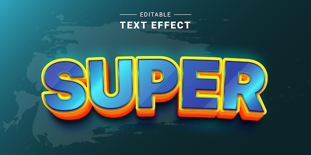 Trendy 3D Text Effect Generator. Lettering Art