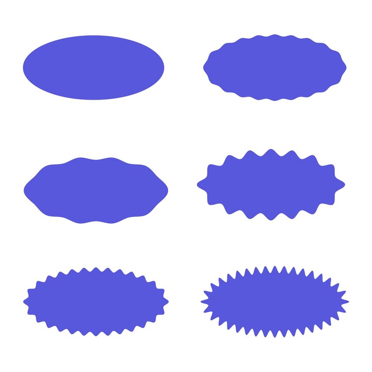 Vector trendy brutalism shapes minimal abstract geometric elements