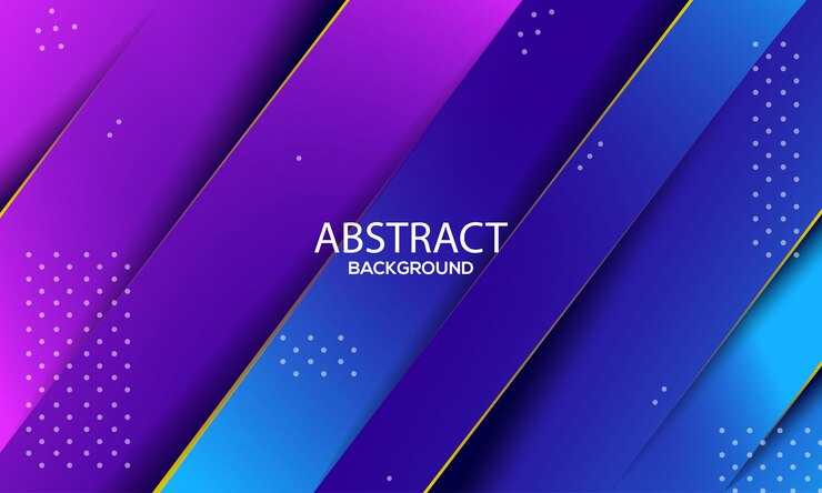 Vector trendy geometric abstract background with fluid gradient colors