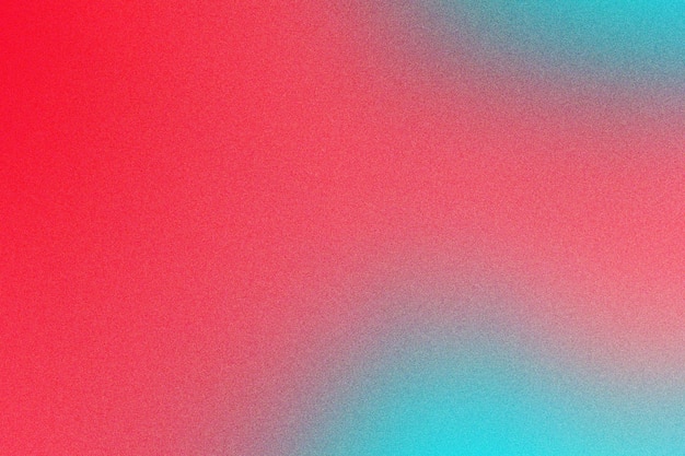 Trendy Gradient Grainy Texture Background in Red Pink and Turquoise Tones