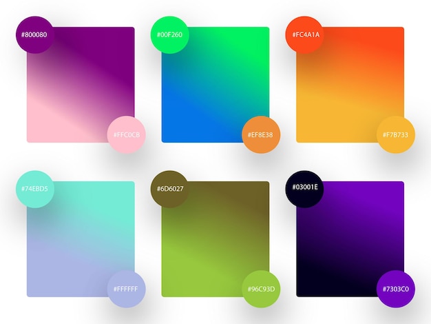 Trendy grainy blurred background a colorful square with different colors