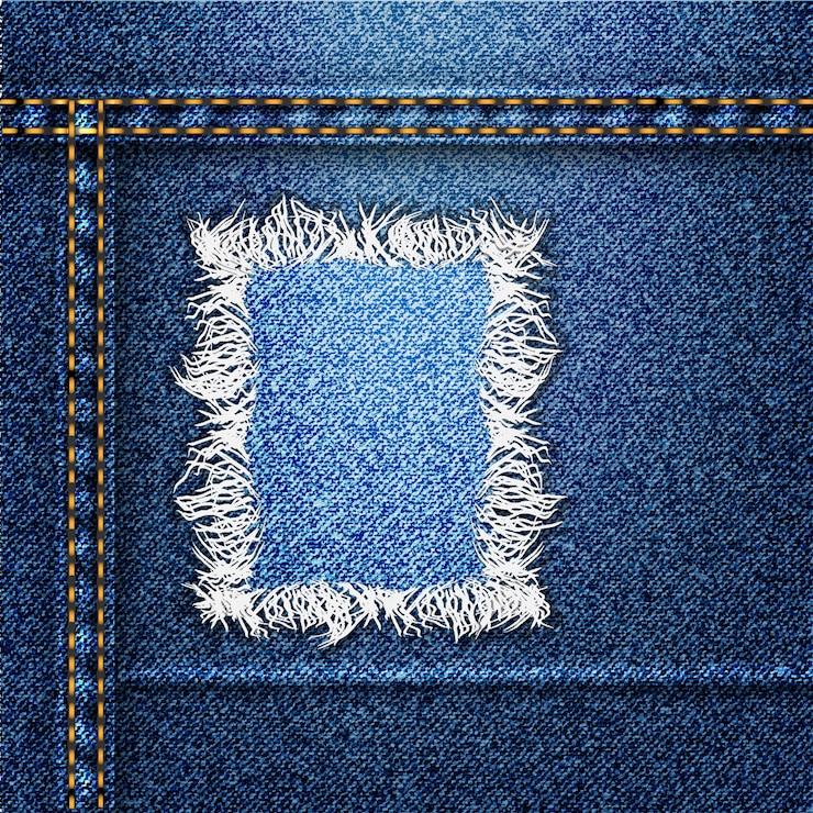Vector trendy jeans background