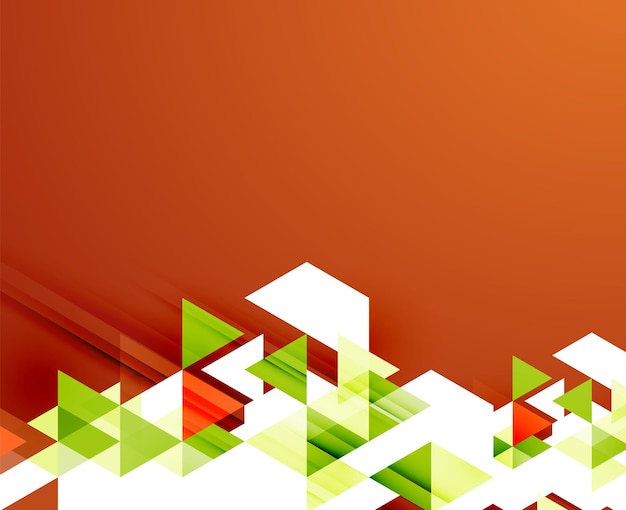 Triangle pattern composition abstract background with copyspace