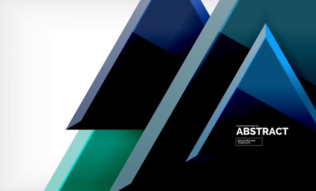Triangular low poly background design multicolored triangles
