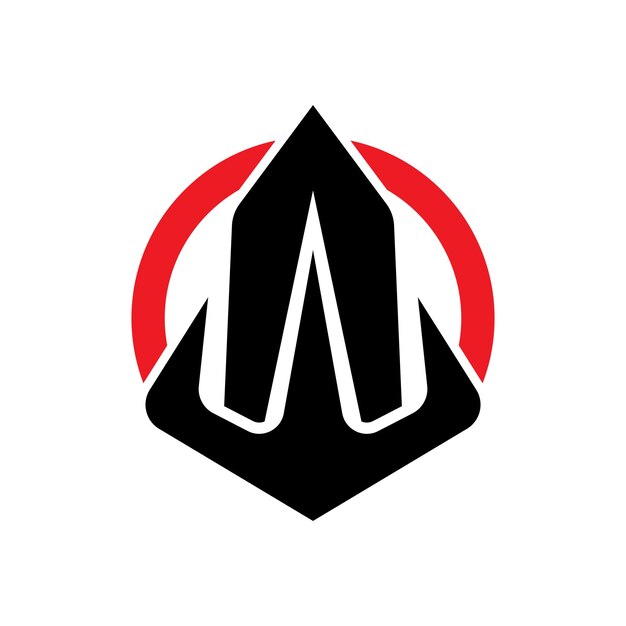trident logo icon vector illustration template design