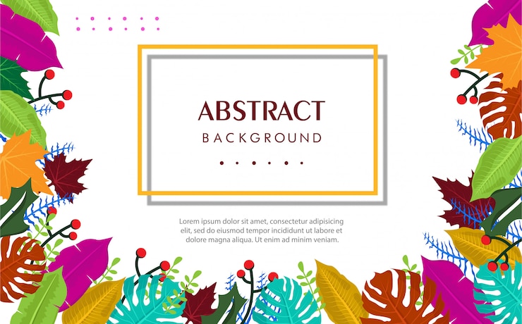 Vector tropical summer abstract background