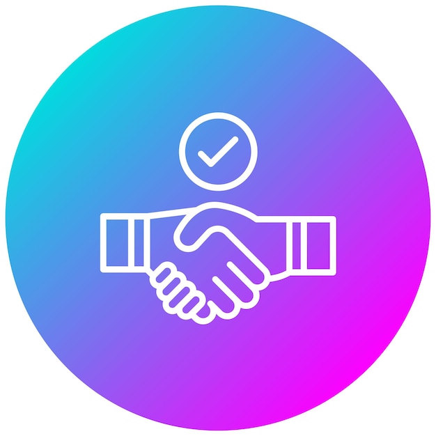 trust vector icon can be used for core values iconset