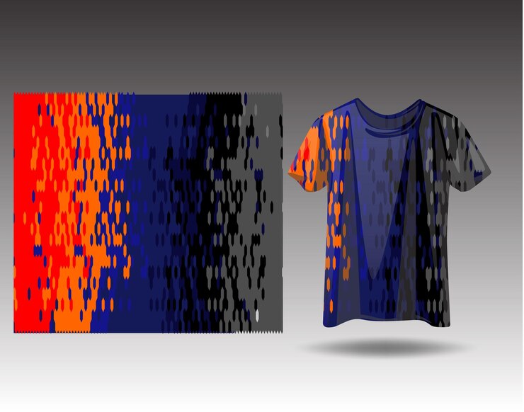Vector tshirt sport grunge background for extreme jersey team  racing  cycling  football gaming