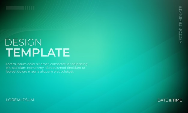 Turquoise Green and Black Gradient Background for Art Projects