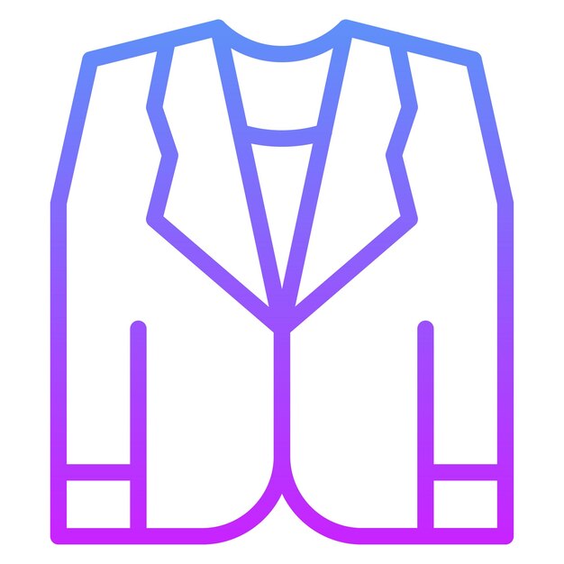 Tuxedo vector icon illustration of Sewing iconset