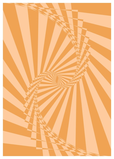 Twisted and distorted vector groovy hippie background Waves swirl twirl pattern Retro backgrounds