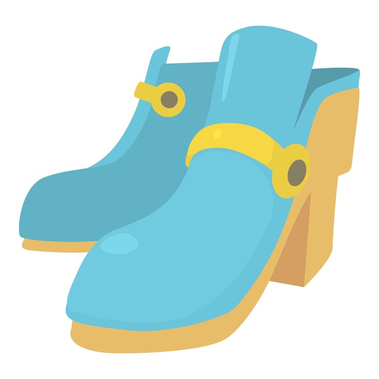 Vector two boots icon cartoon illustration of two boots vector icon for web