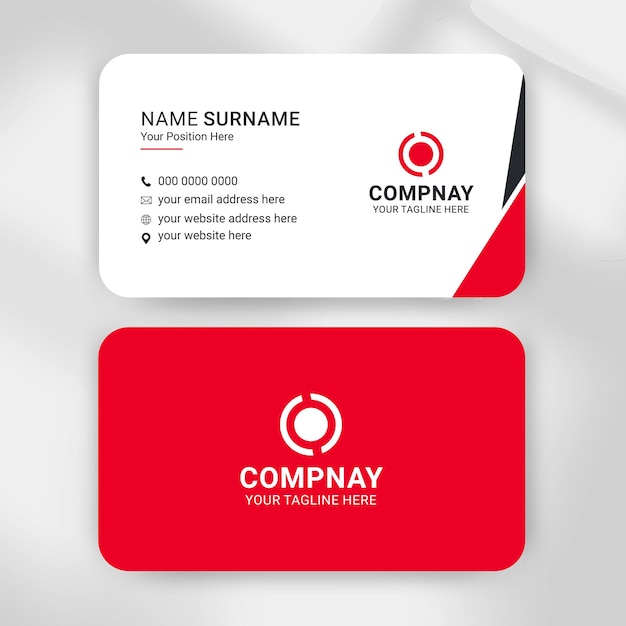 two business cards with one that says quot welcome to your business quot