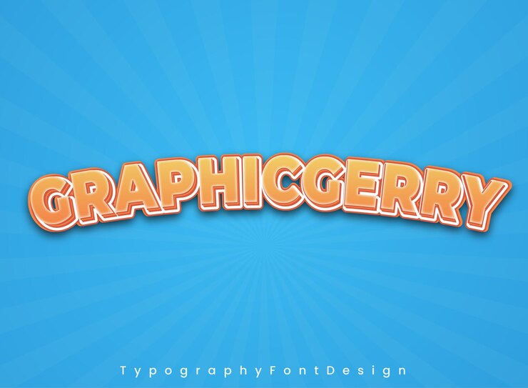 Vector typography font design free vector file