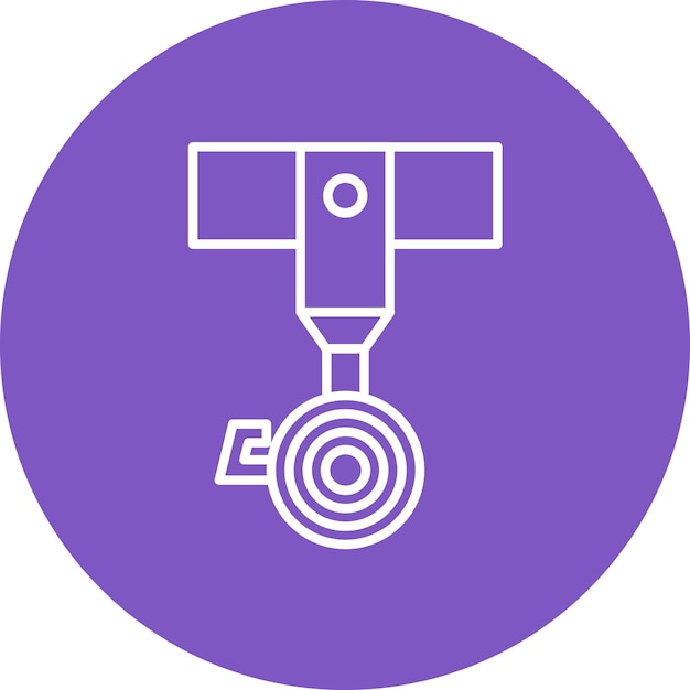 uncoiler icon vector image can be used for industrial process