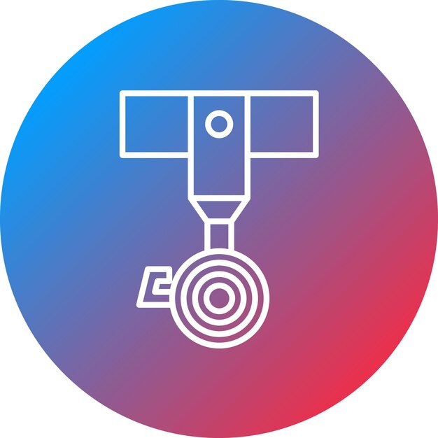 uncoiler icon vector image can be used for industrial process