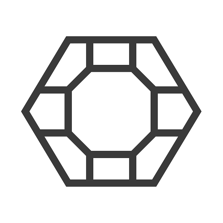 Vector unique geometric vector design with distinctive