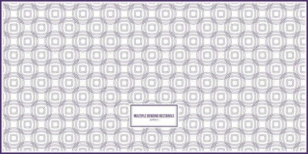 unique of multiple bending rectangle pattern