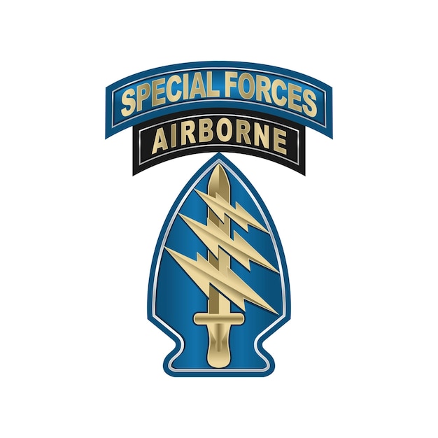 US Army Special Forces emblem logo vector Green Beret De Oppresso Liber
