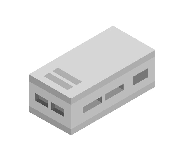 usb hub isometric