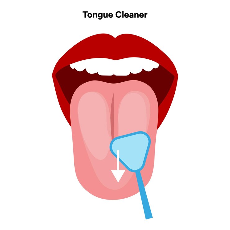 Vector use tongue cleaner