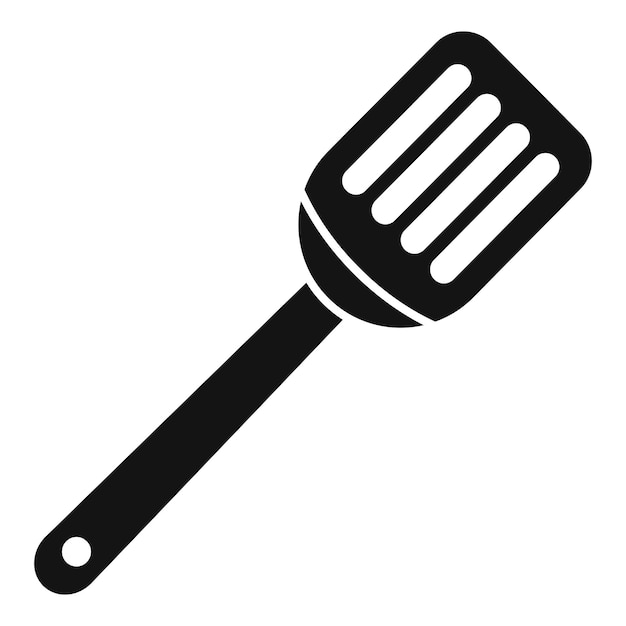 Useful spatula icon simple vector Cooking tool