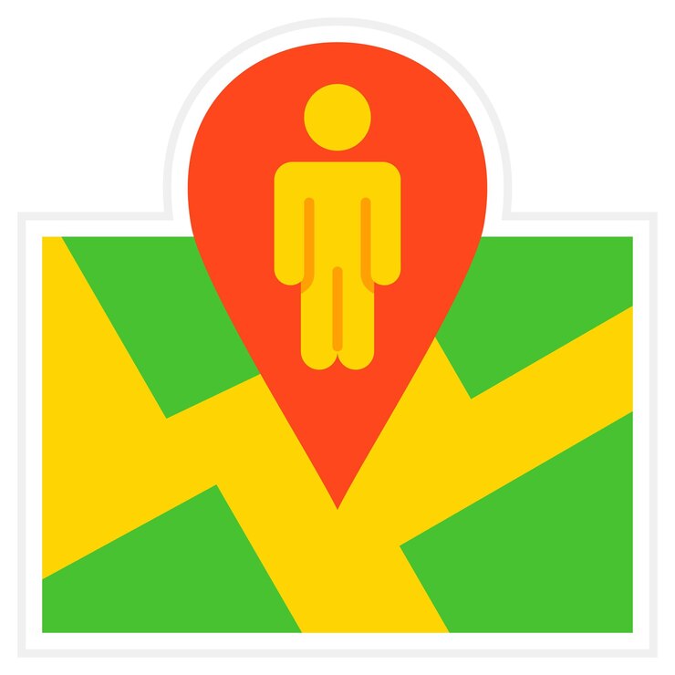 Vector user location icon
