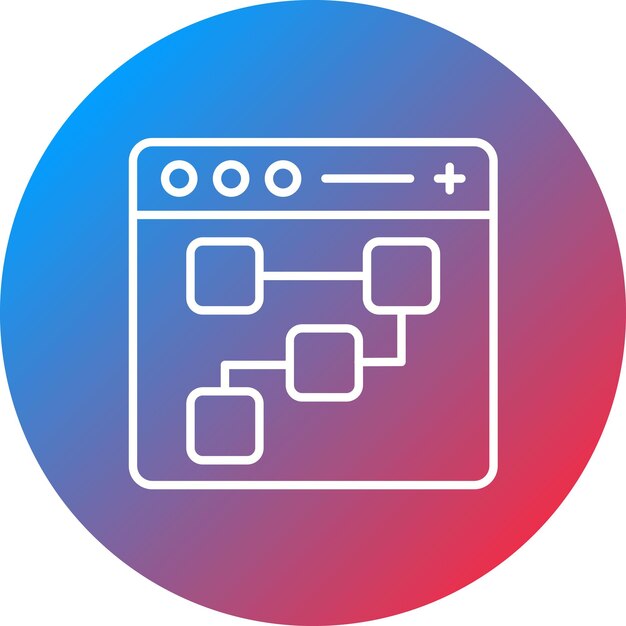 ux design icon vector image can be used for computer programming