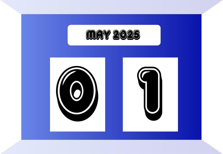 Vector vactor monthly day calendar