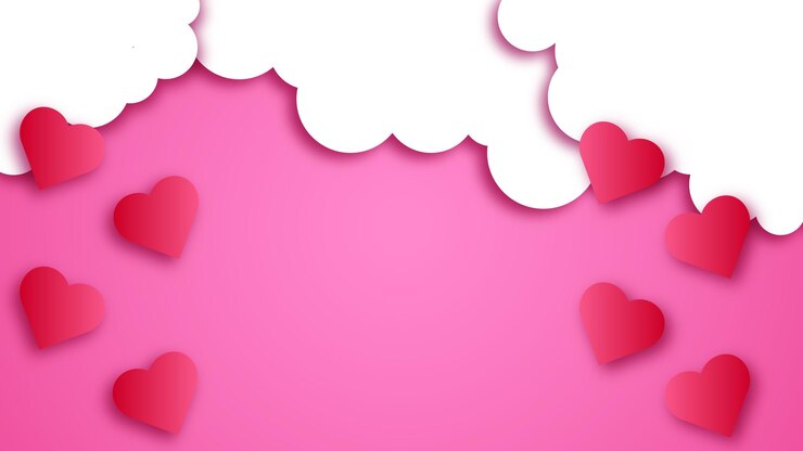 valentine background red and white