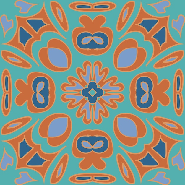 vector abstract seamless patchwork pattern with geometric.