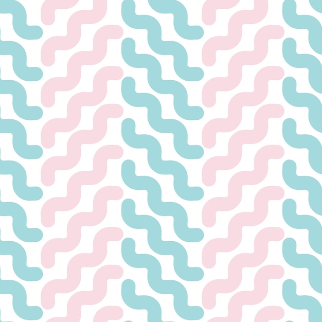 Vector chevron pattern pink and blue geometric abstract background