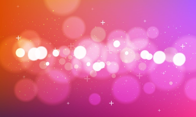 Vector colourful bokeh effect background