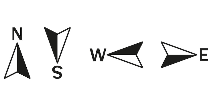 Vector vector compass icons. compass vector arrow. vector illustration