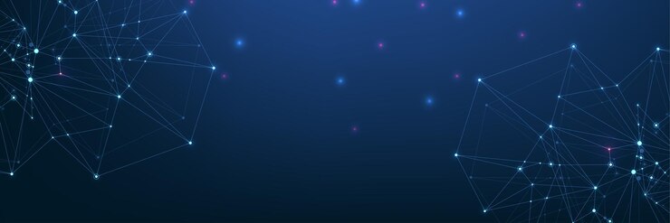 Vector connections of lines and dots