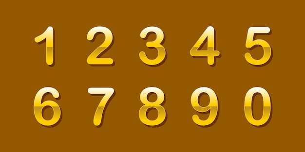 vector creative color geometry shapes' numerals font alphabet vector illustrations