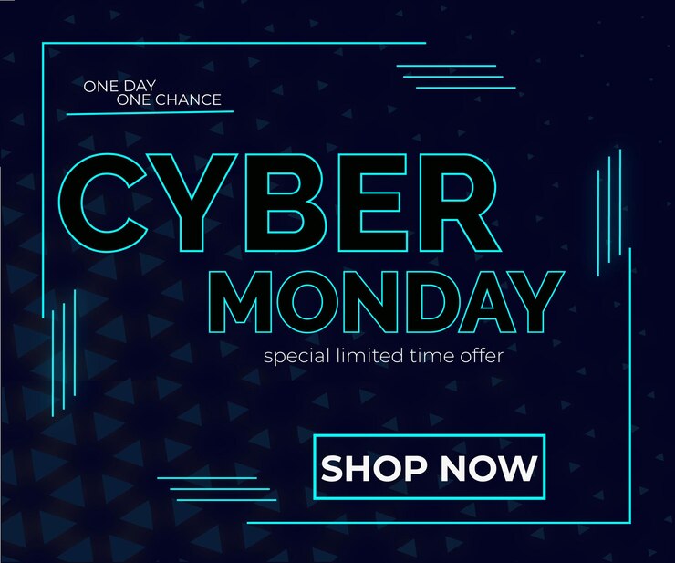 Vector Cyber Monday background