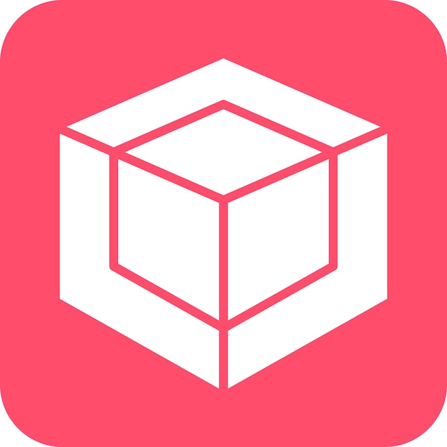 Vector Design 3D Modeling Icon Style