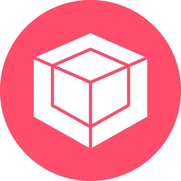 Vector Design 3D Modeling Icon Style