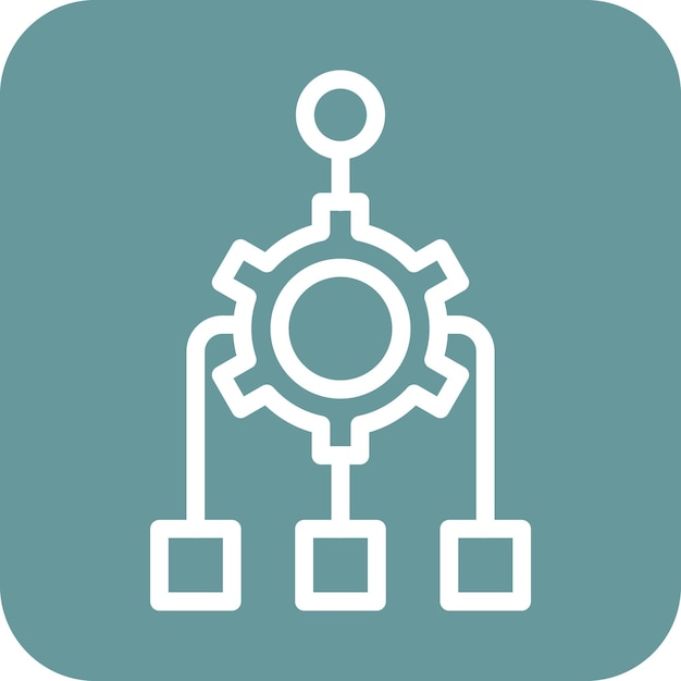 Vector Design Algorithm Icon Style